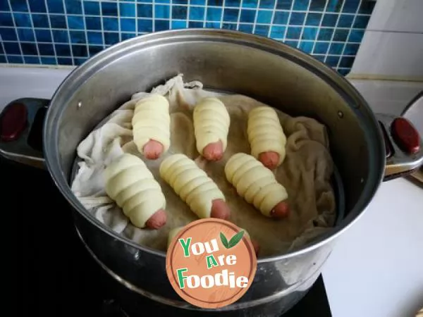 Pumpkin sausage rolls