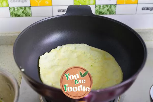 Onion egg cake