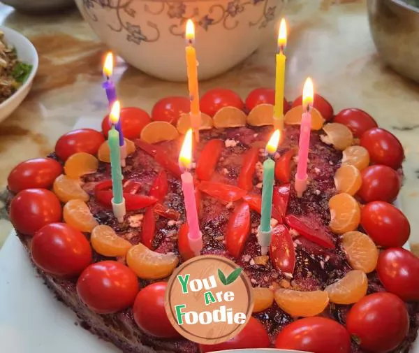 Blueberry jam cake