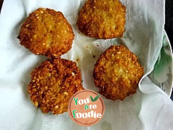 Gluttonous snack --- crispy Lotus Root Cake