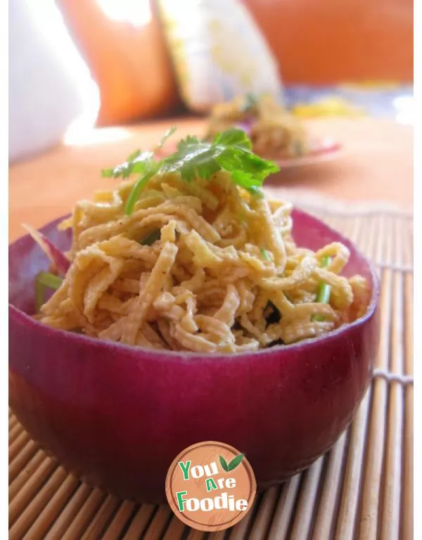 [northeast cuisine] - stir fried shredded tofu
