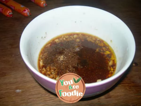 Homemade hot and sour noodles
