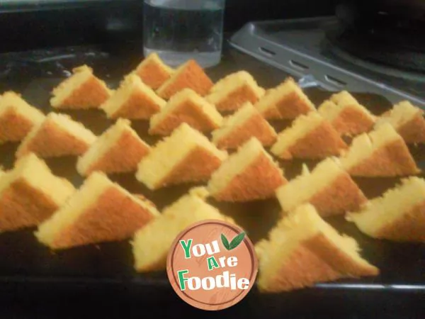 Pumpkin cake with sweet corn juice