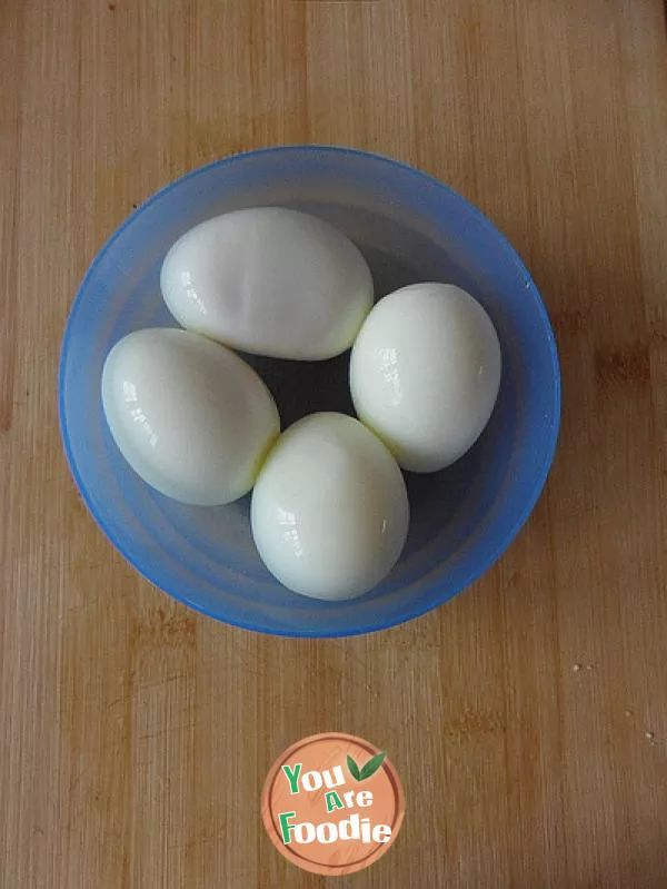 [marinated] home made marinated meat and eggs (with the method of quickly boiling eggs)