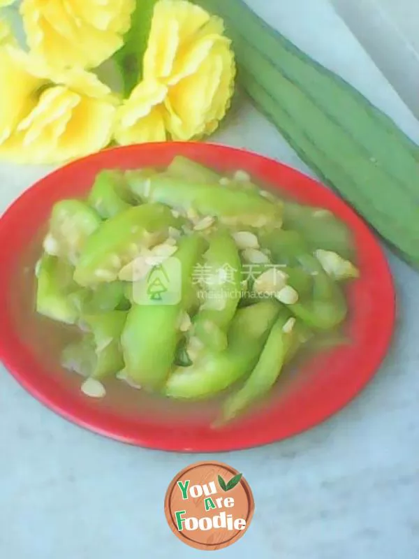 Stir fried towel gourd
