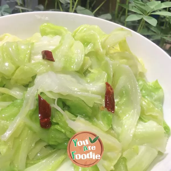 Stir fried Cabbage