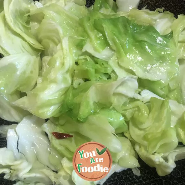 Stir fried Cabbage
