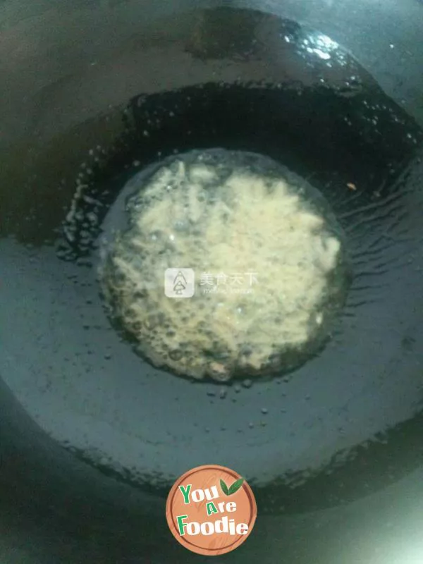 Fried meat with onion