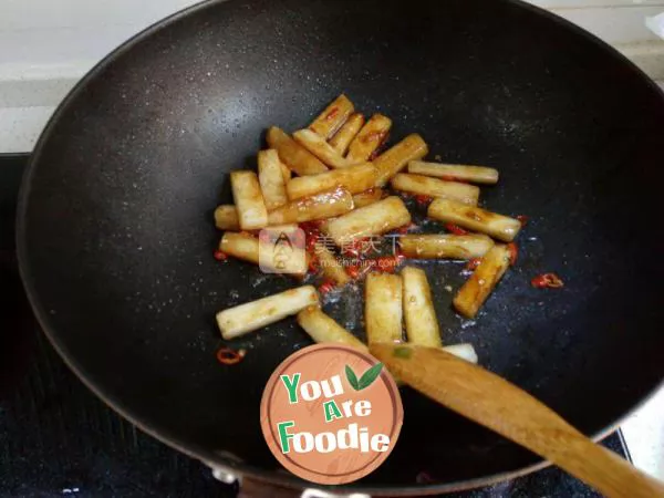 Stir fried Chinese yam