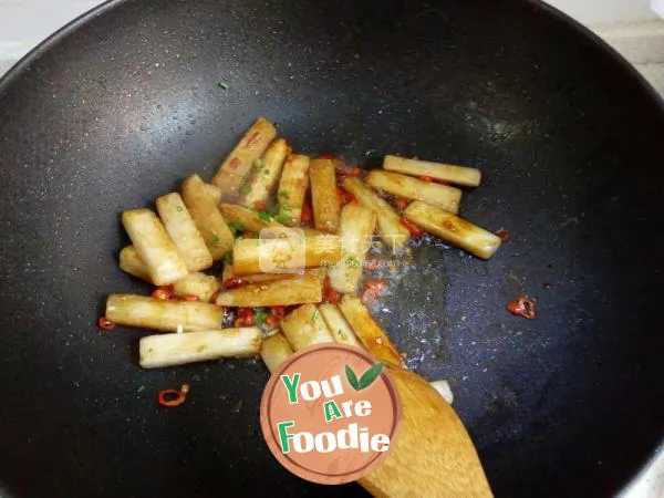 Stir fried Chinese yam