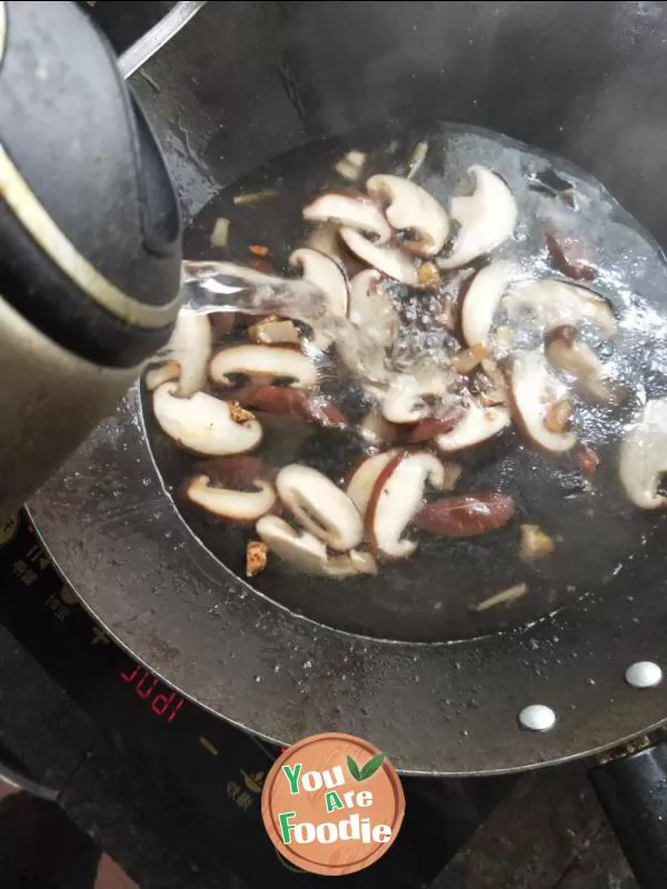 Mushroom and egg soup