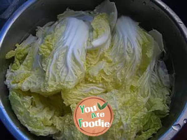 Stewed Chinese cabbage with Chinese wolfberry