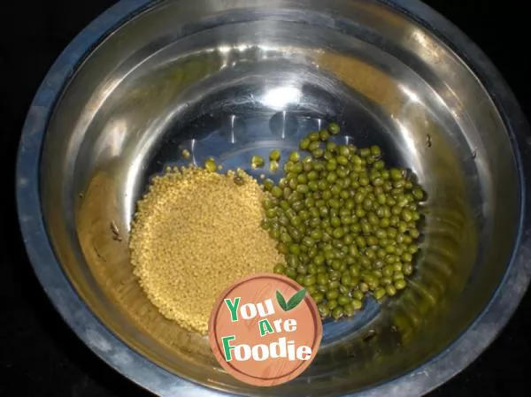 Mung bean millet paste