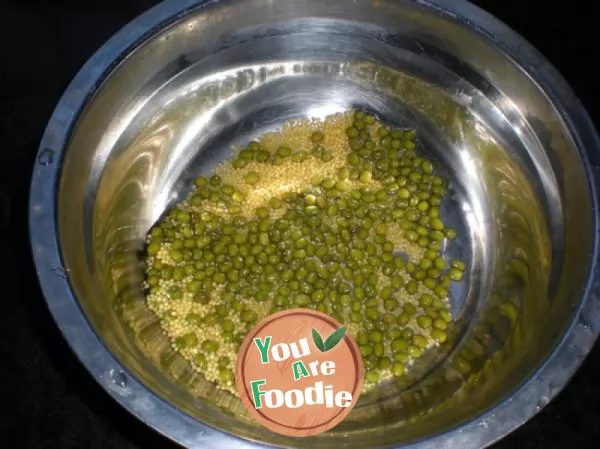 Mung bean millet paste