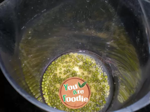 Mung bean millet paste