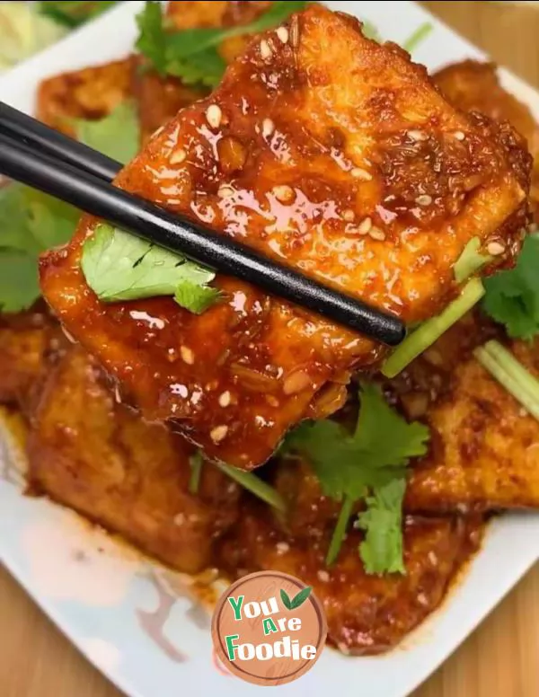 Home style fried tofu