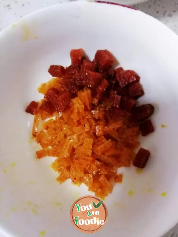 Dark cuisine spicy fried rice