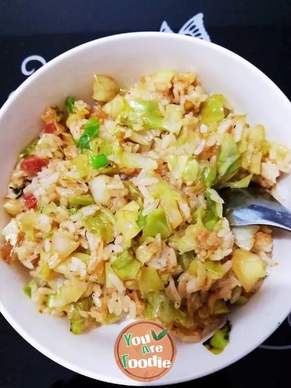 Dark cuisine spicy fried rice