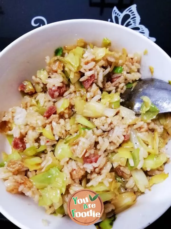 Dark cuisine spicy fried rice