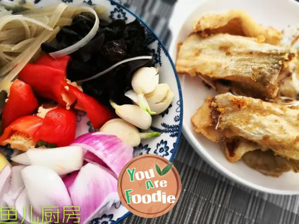 Braised fish Brisket with vermicelli -- private dish of