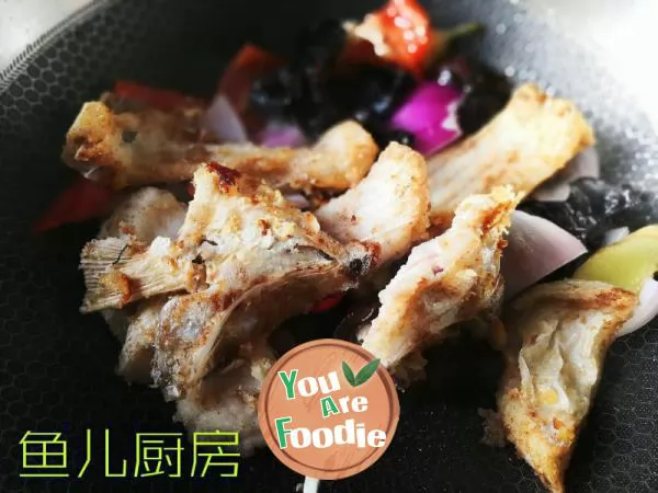 Braised fish Brisket with vermicelli -- private dish of