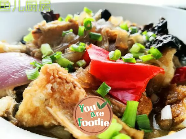 Braised fish Brisket with vermicelli -- private dish of