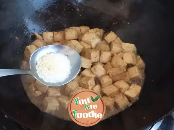 Stir fried tofu