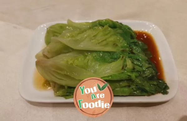 Sauteed Lettuce in Oyster Sauce