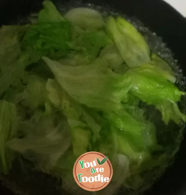 Sauteed Lettuce in Oyster Sauce