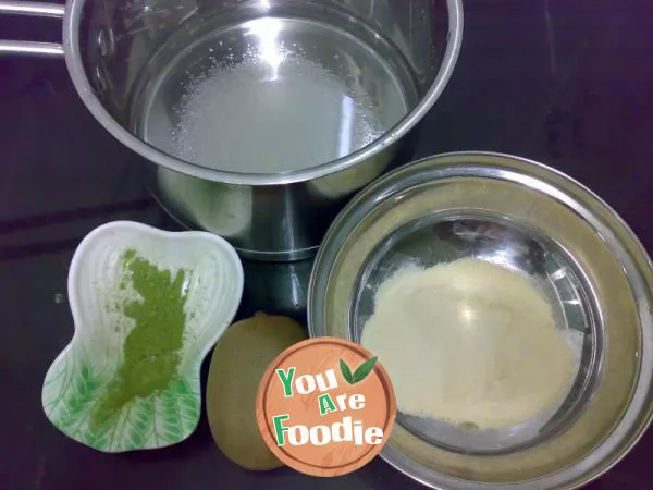 Kiwi fruit jelly
