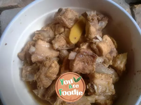 Lazy people cook spareribs