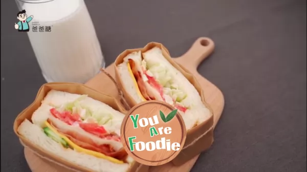 Nutritious Kwai breakfast vegetable sandwich that can be completed in 5 minutes