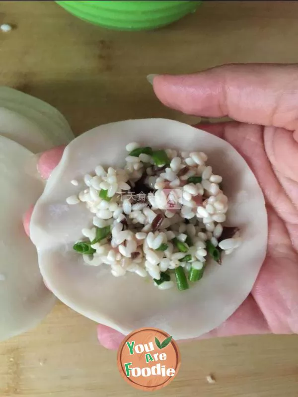 Braised wheat with Scallion