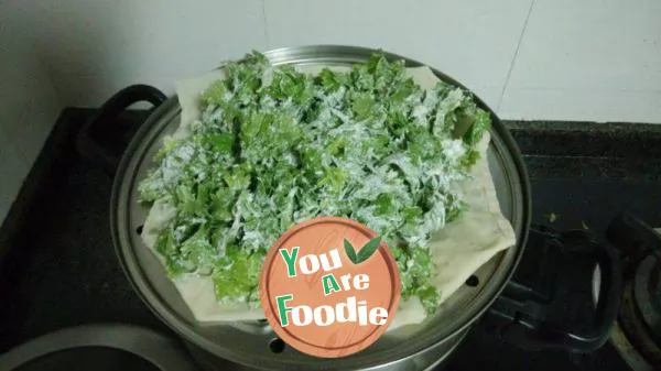 Fresh steamed vegetables