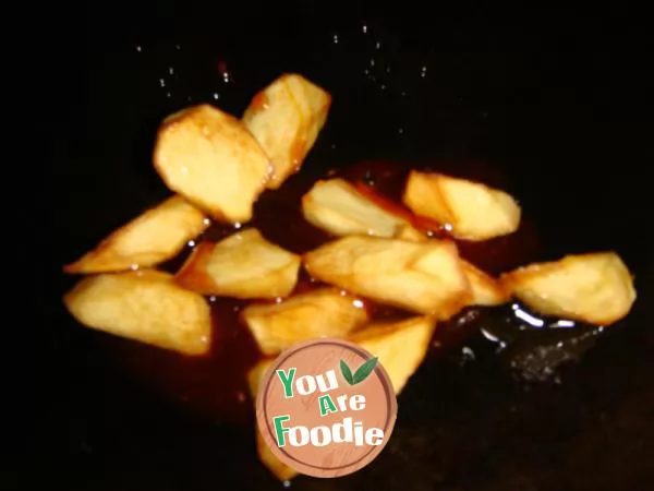 Chinese Yam in Hot Toffee