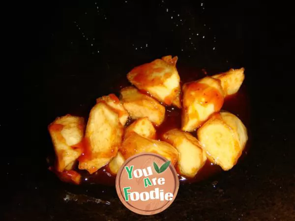 Chinese Yam in Hot Toffee