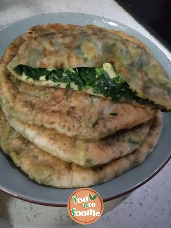Stupid method leek egg pie