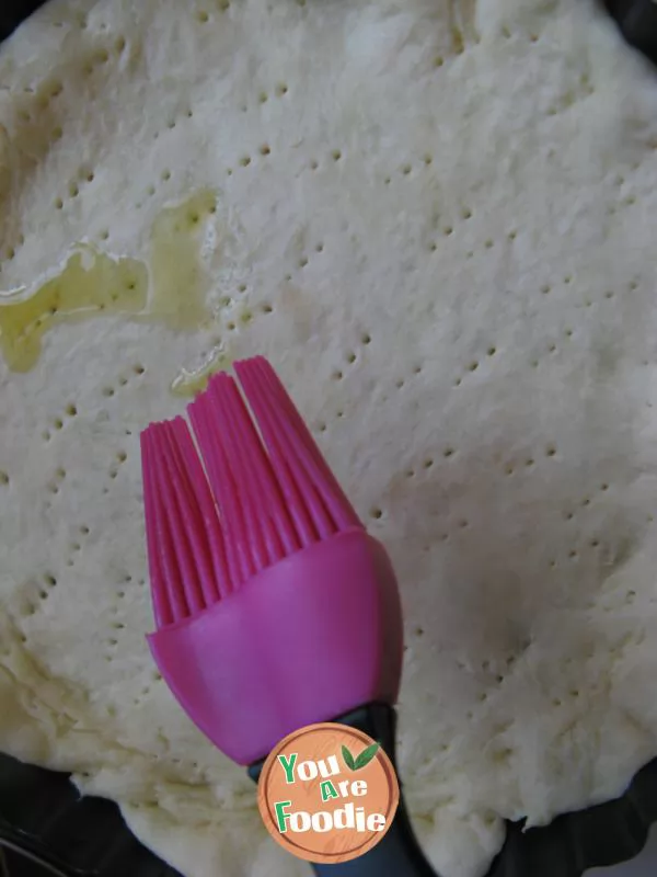 Pine nut corn pizza
