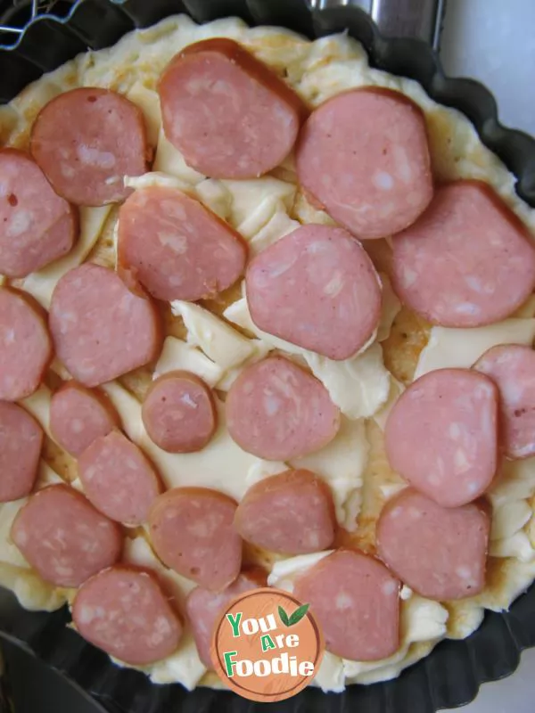 Pine nut corn pizza
