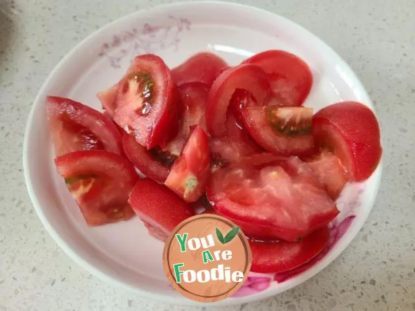 Fried Tomatoes with Cabbage