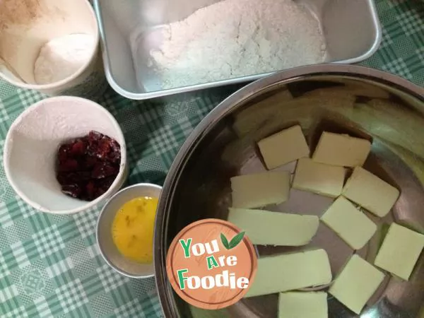 Cranberry Biscuits - with a winter butter softening tip