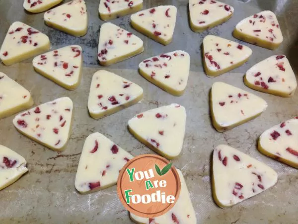 Cranberry Biscuits - with a winter butter softening tip