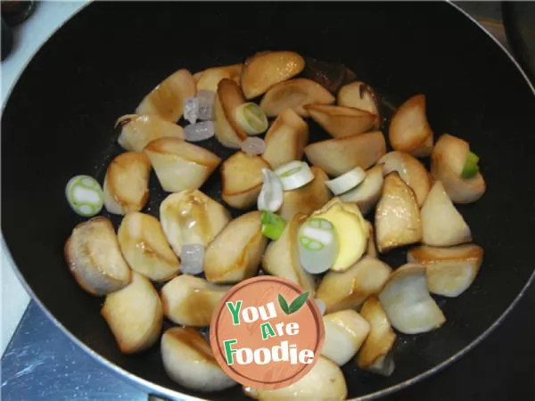 Braised Pleurotus eryngii