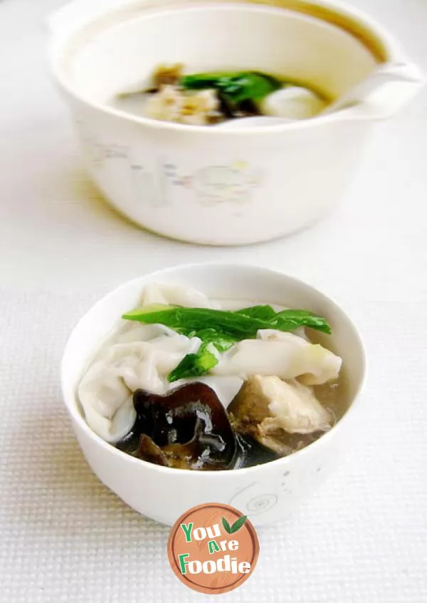 Wonton chicken in casserole