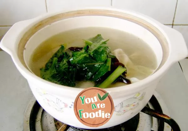 Wonton chicken in casserole