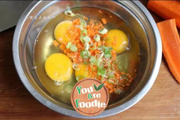 Simple breakfast with thick egg