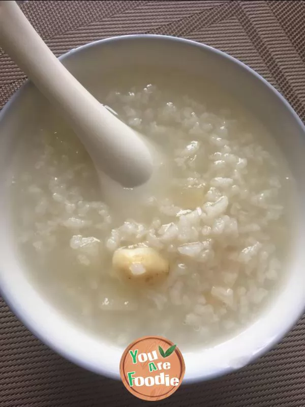 Lily pear porridge