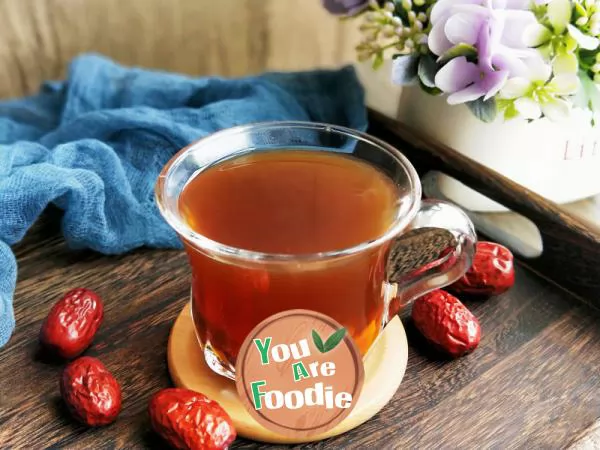 Brown sugar ginger jujube tea