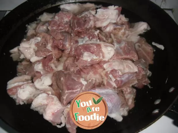Stewed mutton with carrot