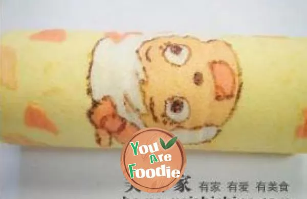 Beautiful sheep cake roll